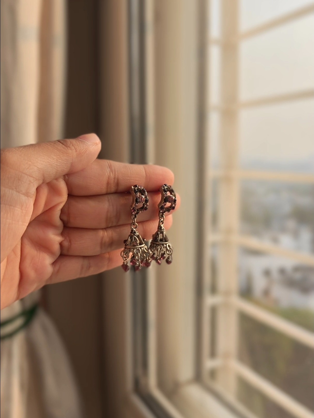 Purple jhumki 💜