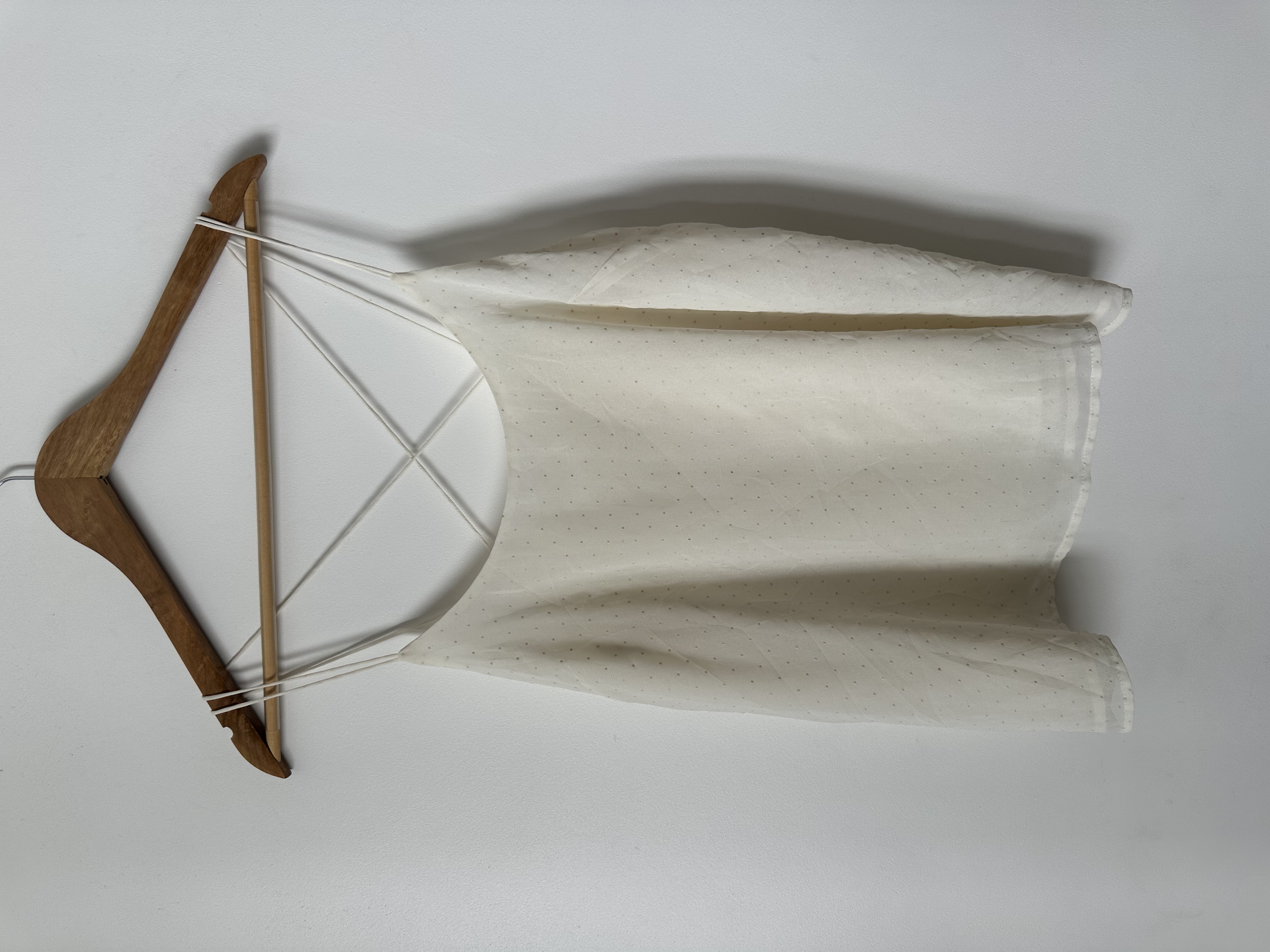 Chiffon criss cross back